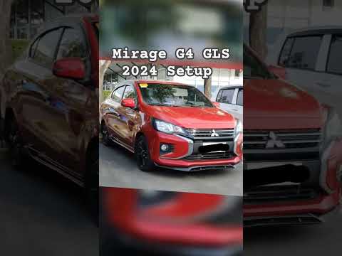 Mitsubishi Mirage G4 GLS 2024, Front and Side accessories Setup #mirage #caraccessories #mitsubishi