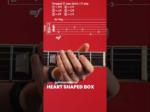 Heart Shaped Box - Nirvana #guitarlesson