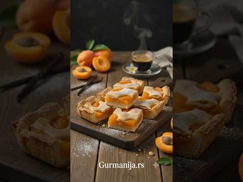 Lenja pita sa kajsijama i grizom 🍑🥧
