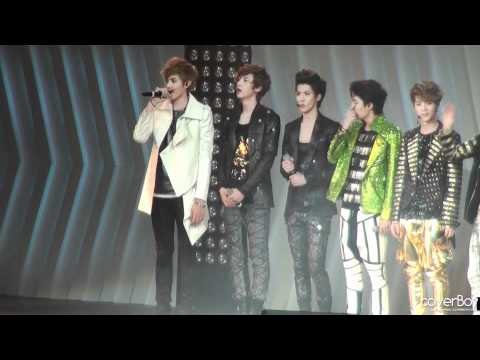 120521 SMTown in LA - Talk Chanyeol fancam