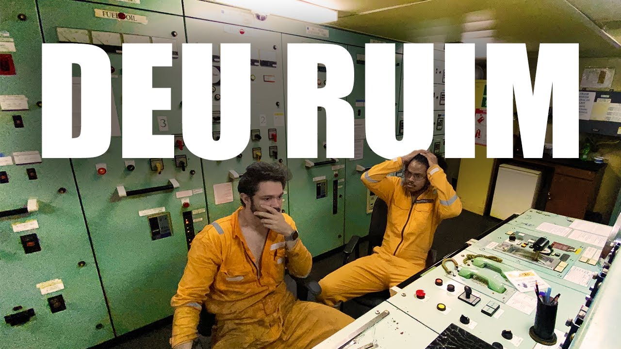 Como funciona um Motor de Navio (Praça de Máquinas)