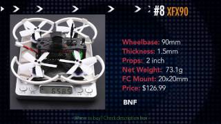 Brushless Tinywhoop Micro FPV Quadcopter Frames, BNF and Kits 2017 Q1 Collection