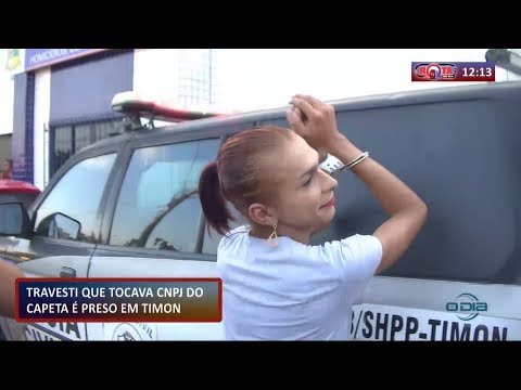 ROTA DO DIA (28.10) Travesti, suspeito de traÌfico, eÌ preso em Timon, MA