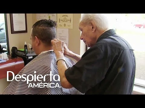 The world's oldest barber is 107 years old and still working.