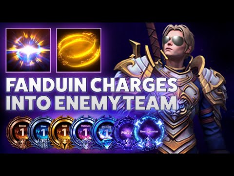 Anduin Lightbomb - FANDUIN CHARGES INTO ENEMY TEAM! -  Hardstuck Bronze 5 Adventures 2022