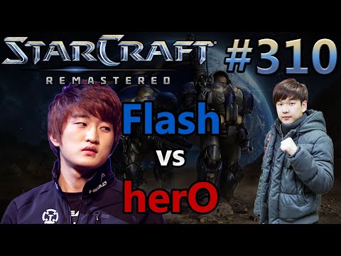 Flash (T) vs herO (Z) - StarCraft: Remastered - Replay-Cast #310 [Deutsch]