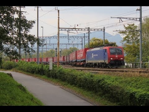 NordCargo Re 474 201 mit Winner UKV in Chiasso
