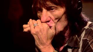 Ronnie Wood on the harmonica