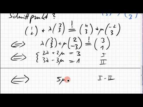 02B.2 Schnittpunkt zweier Geraden