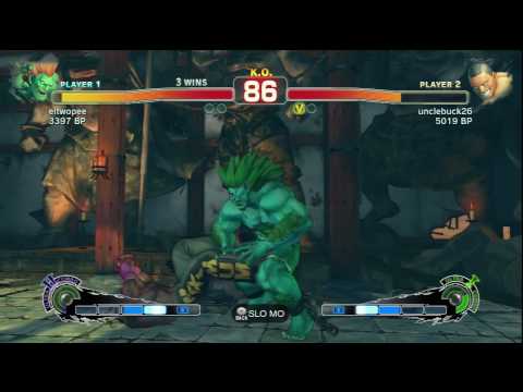SSF4 - eltwopee [BL] vs unclebuck26 [DJ] 2/3 #ssf4