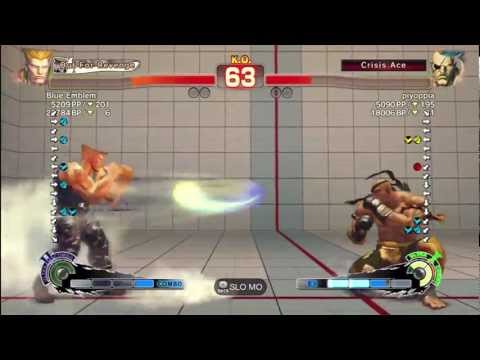 Blue Emblem (Guile) vs piyoppia (Sagat) (1)