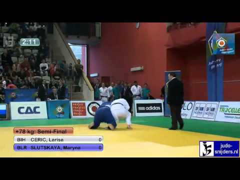 Larisa Ceric (BIH) - Maryna Slutskaya (BLR) [+78kg] semi-final