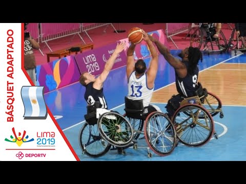 Argentina 36-57 Estados Unidos - Partido completo - Basquet silla de ruedas - Semifinal - Lima 2019
