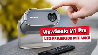 ViewSonic M1 Pro - Durchdachter Projektor / Beamer  mit Akku