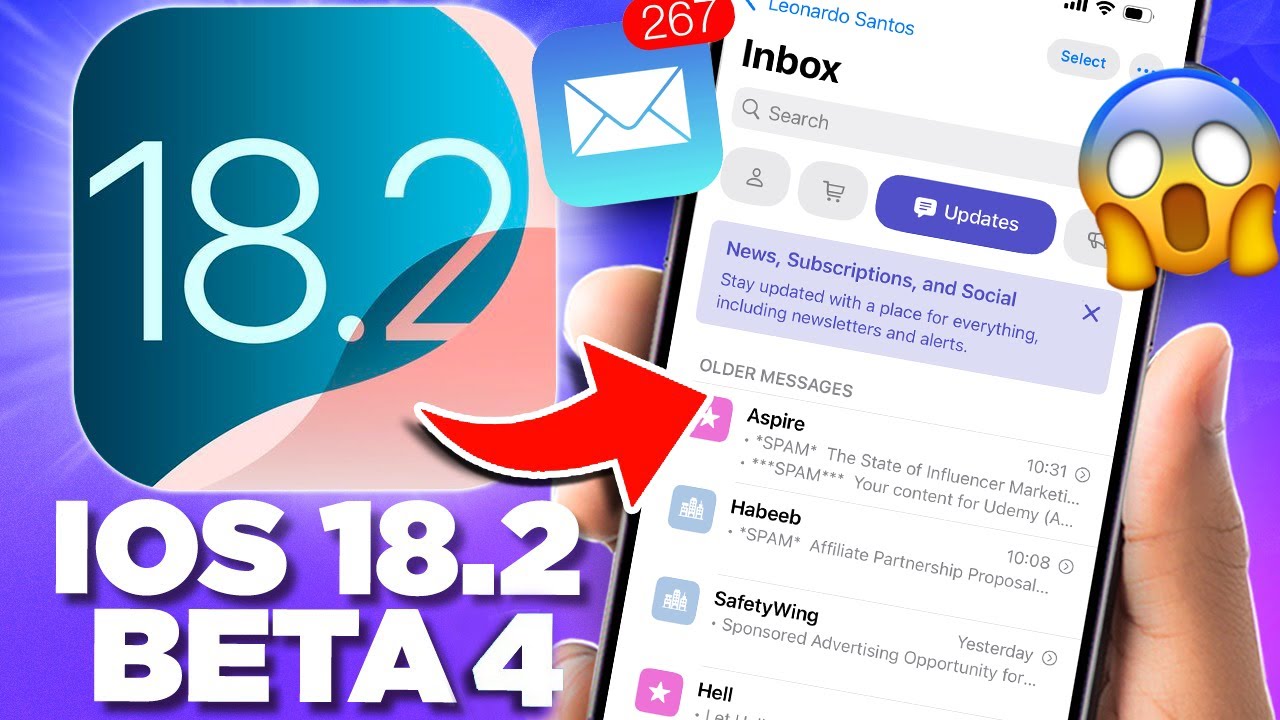 SAIU! 🚨 iOS 18.2 Beta 4: MUDANÇAS e NOVIDADES na DATA FINAL