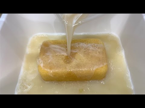 ✨THE THICKEST, CREAMIEST, BEST SMELLING SUDS EVER! pt.✌️ ✨ 🕊️🌲(Dove + PineSol)🌲🕊️ - sponge ASMR