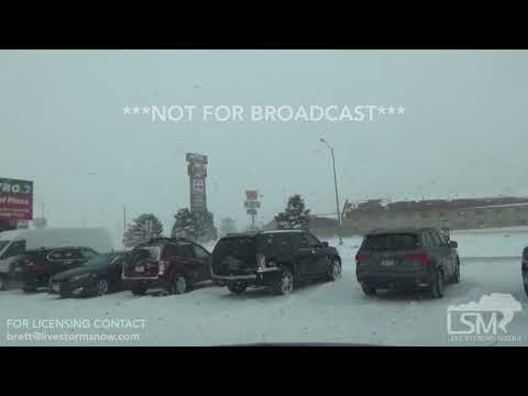 12-27-18 Colby Ks -Blizzard w I 70 Closure- High Winds w Whiteout - Driver in Shorts