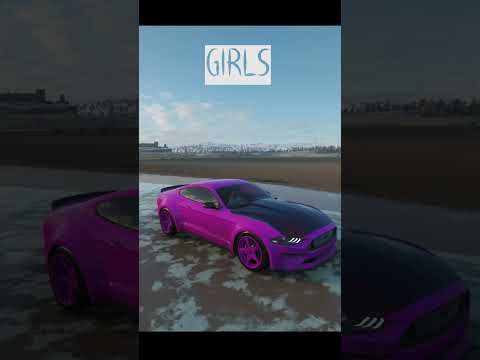 Girls Vs Boys Drive in forza horizon 4 #shorts