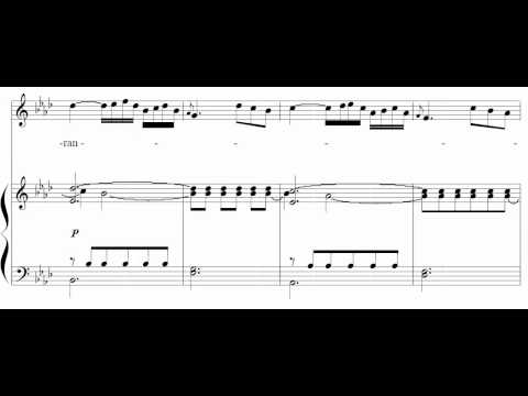 Sposa son disprezzata (Bajazet - A. Vivaldi) Score Animation