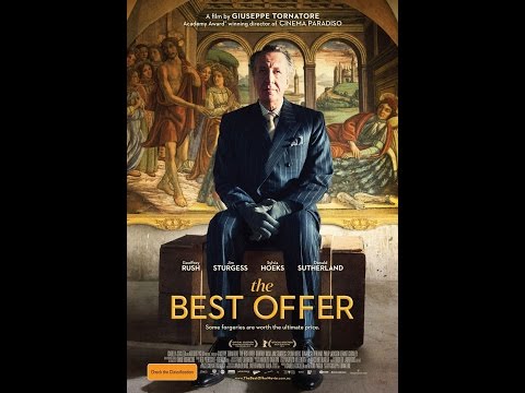 Geoffrey Rush, Jim Sturgess,The Best Offer 2013.Crime, Drama, Mystery
