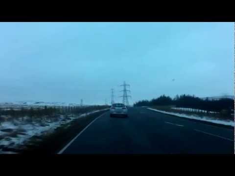 Three lane S3 section on A6, with "suicide lane"