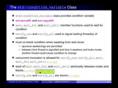 SENG 475 Lecture 30 (2019-07-16) — Concurrency