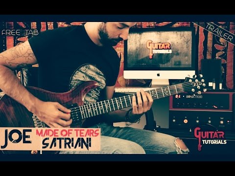 Made of Tears (Joe Satriani) - Guitar Tutorial with Nicola Ancillotti