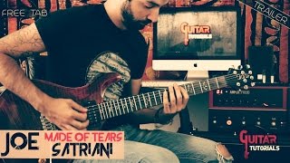 Made of Tears (Joe Satriani) - Guitar Tutorial with Nicola Ancillotti