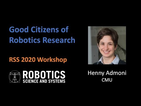 Henny Admoni | Building Diverse and Inclusive Communities | Good Citizens of Robotics Research