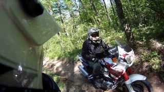 preview picture of video 'Enduro training ttr 250, xrv 750, cre 250 part 1'