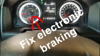Ram 1500 service electric braking￼ fix