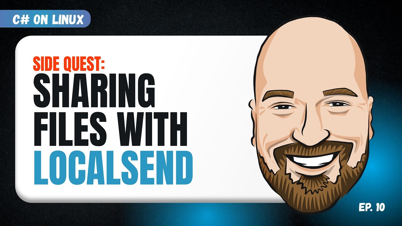 Easy File/Text Sharing with LocalSend - C# on Linux Episode 10