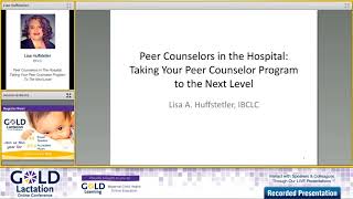 Download lagu Lisa Huffstetler | Breastfeeding Peer Counselors in the Hospital  | GOLD Lactation mp3