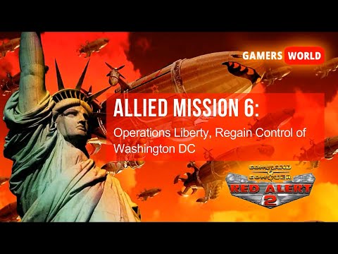 Red Alert 2 Allied Mission 6 Operations Liberty, Regain Control of Washington DC