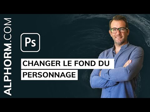 Comment changer le fond du personnage sous Photoshop CC 2021