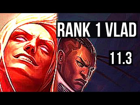 VLADIMIR vs LUCIAN (MID) | Rank 1 Vlad, 6 solo kills, Legendary, Rank 19 | TR Challenger | v11.3