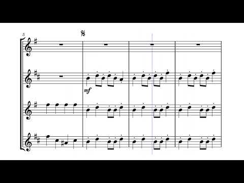 Saxophone Quartet No 1 by Andrew Bennett