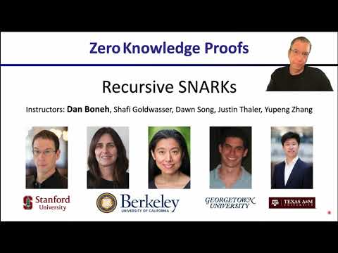 ZKP MOOC Lecture 10: Recursive SNARKs