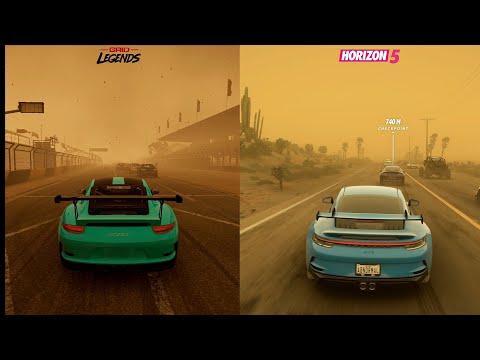 DUST STORM COMPARISON | FORZA HORIZON 5 VS GRID LEGENDS | WHICH IS BEST