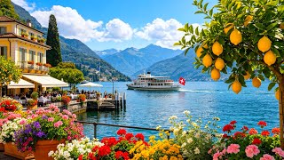 Lugano Switzerland🇨🇭Summer Walk In Most Charming City_Lake Lugano 