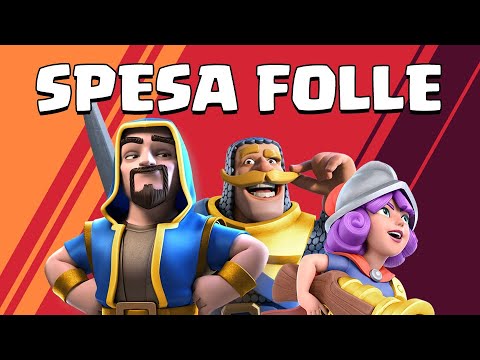 2 MILIONI DI ORO SPESI | Clash Royale Ita
