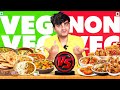 Trying Top Veg Vs Non Veg Food