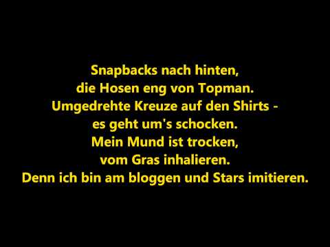 eRRdeKa x Janisis - JA ICH BIN HIPSTER Lyrics