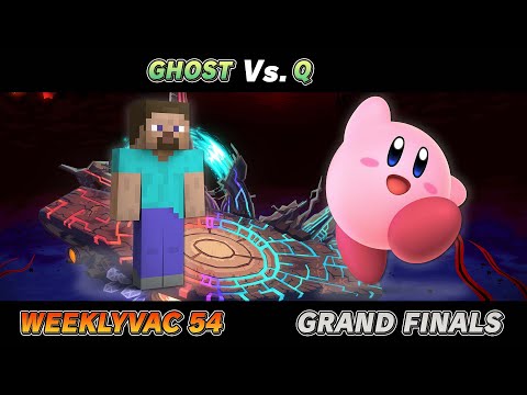 WeeklyVac 54 - SSBU - Ghost (Steve) vs Q (Kirby, Yoshi, King Dedede)