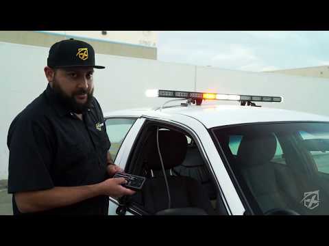 Xprite 48" Amber Sparrow X Series Traffic Advisor LED Strobe Light Bar Install and Disaplay(2019HOT)