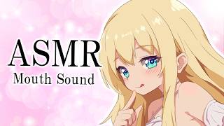 [Ear-nibbling ASMR/Whispering Chat] Soothing ear-nibbling will help you sleep soundly 💤 [Mouth sound]