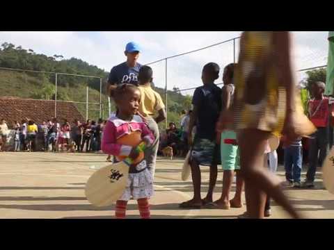 Clínica de frescobol - Colônia Quilombola em Bias Fortes, MG