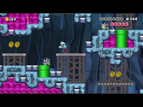 8-2 Volcanic Phase. by [CH]☆Eπzσ. - Super Mario Maker - No Commentary 1bn