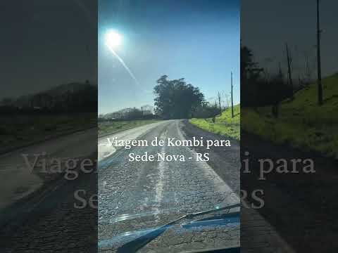 O desrtino? Sede Nova- RS, quem gosta de viajar! #rotaserodas