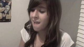 Me Singing &quot;Never Say Never&quot; by The Fray - Christina Grimmie